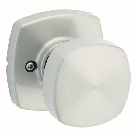 KWIKSET Arroyo Knob with Midtown Rose Half Dummy Satin Nickel Finish 788AYKMDT-15